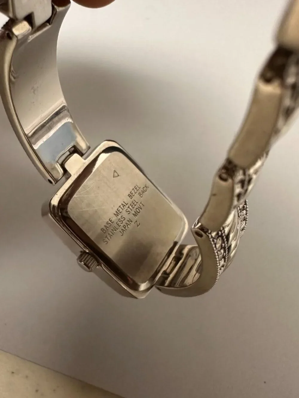 3/$30 Premier Designs Watch Women Silver Marcasite Accents New Battery 7.25